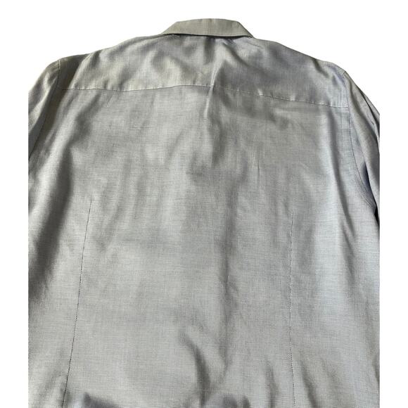 Bruun & Stengade Blue Easy Care Cotton Button Up Shirt Men's Size 17.5/44 | 1-20 - Picture 2 of 7